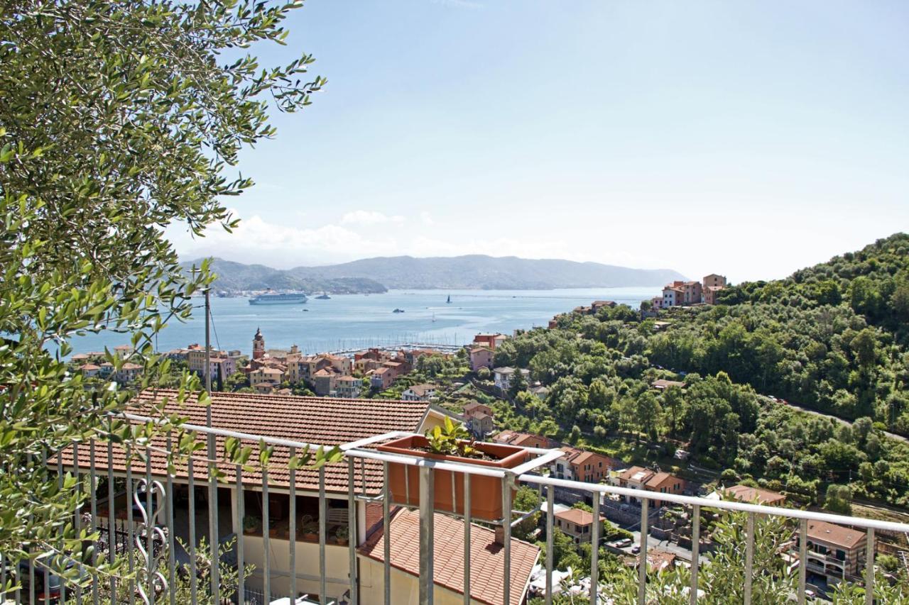 La Terrazza Con L'Ulivo - Guesthouse Con Terrazza E Vista Sul Golfo Dei Poeti ลาสเปเซีย ภายนอก รูปภาพ