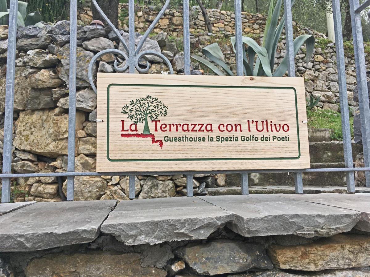 La Terrazza Con L'Ulivo - Guesthouse Con Terrazza E Vista Sul Golfo Dei Poeti ลาสเปเซีย ภายนอก รูปภาพ
