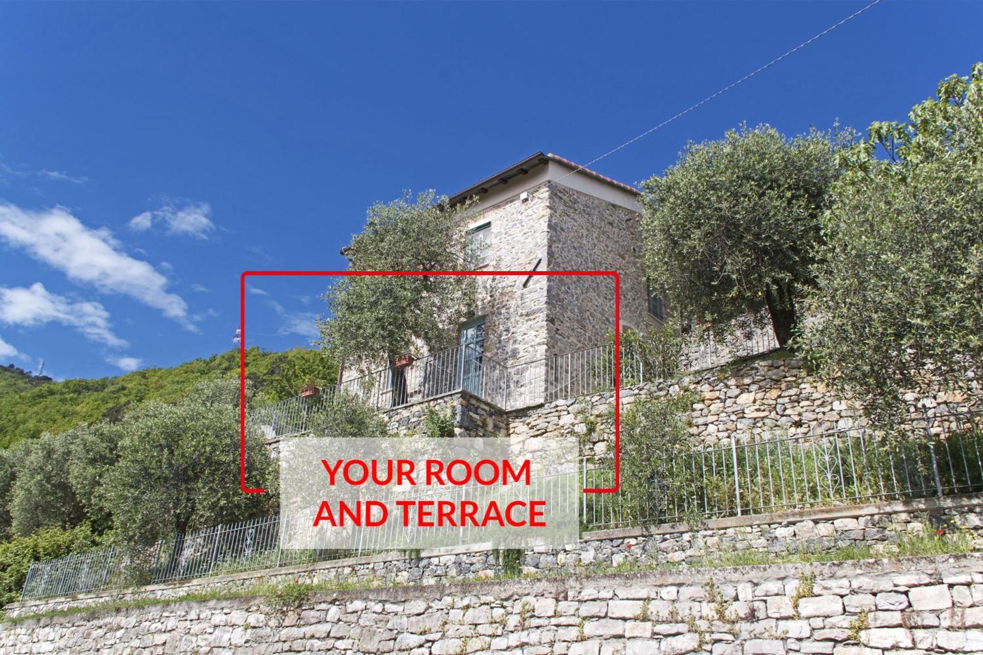 La Terrazza Con L'Ulivo - Guesthouse Con Terrazza E Vista Sul Golfo Dei Poeti ลาสเปเซีย ภายนอก รูปภาพ